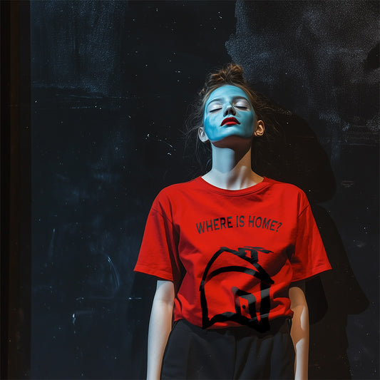 Where is Home Red Tshirt